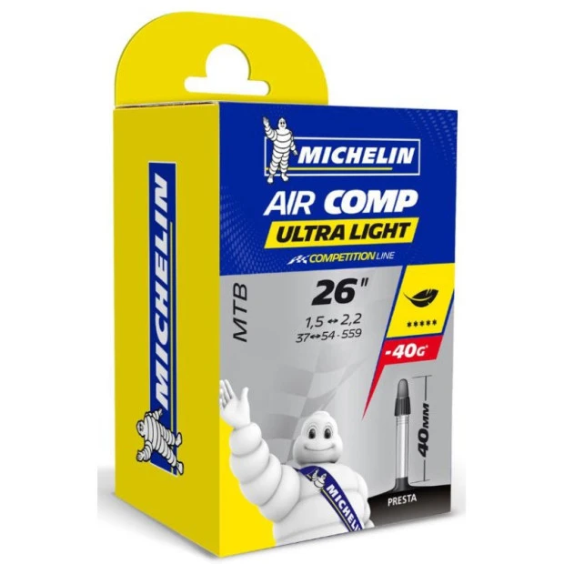 Chambre Ă Air Michelin AIRCOMP C4 Ultralight - 26x1.60/2.10 Presta