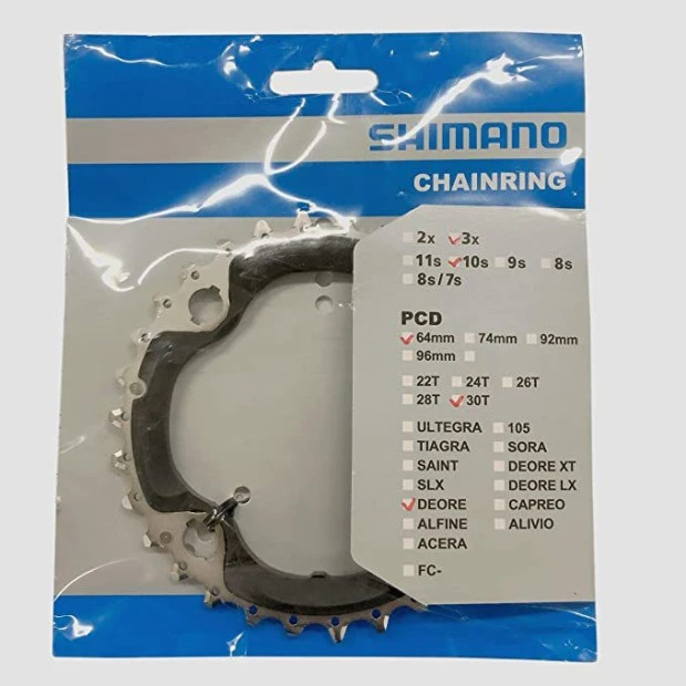Plateau Intermédiaire Shimano Deore FC-M6000 - 30 Dents